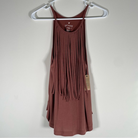 american eagle soft & sexy fringe tank - Picture 3 of 6